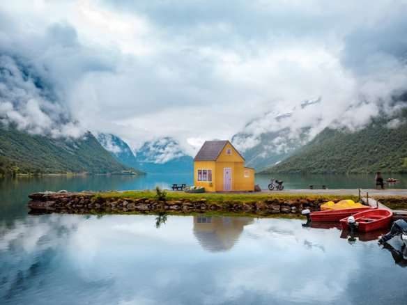 exterior view of rustic 20 by brette haus