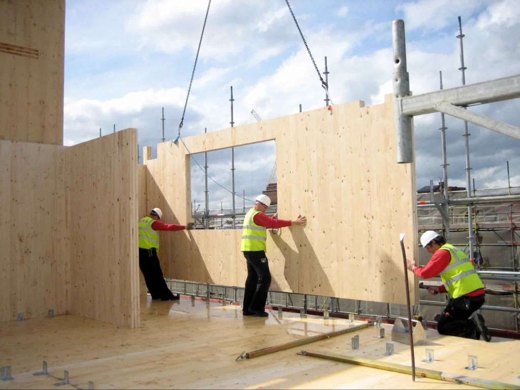 how are panel-built houses constructed