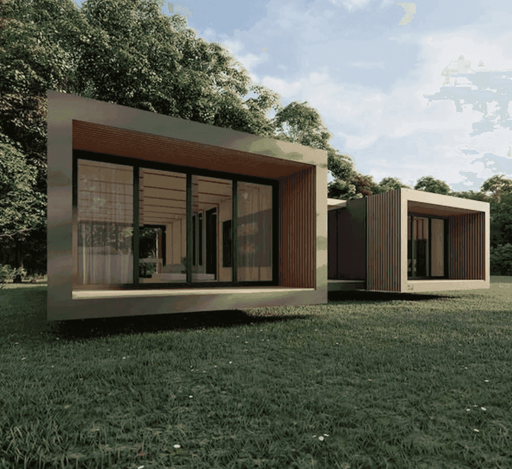modern looking prefab model by Eestihouse