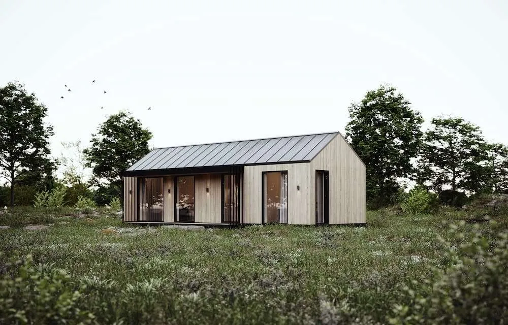 NC 37 is a modular house built by NordCabin under 100k