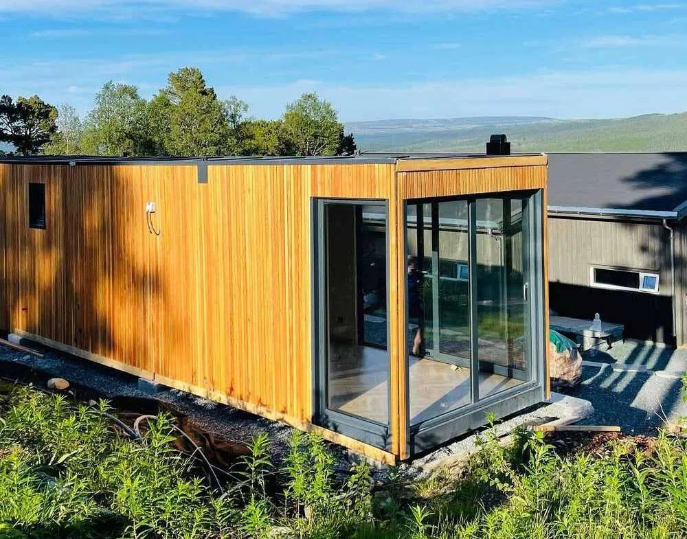 prefab ontwerpen onder 100k Q-home chalet