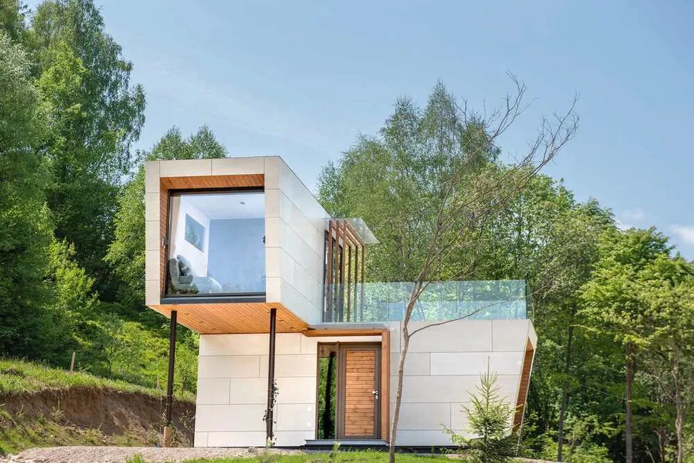 Cabini modèle design préfabriqué moins de 100k