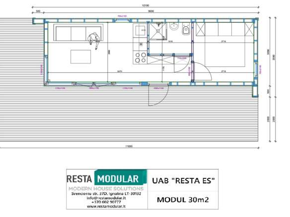 Modul 30 m²