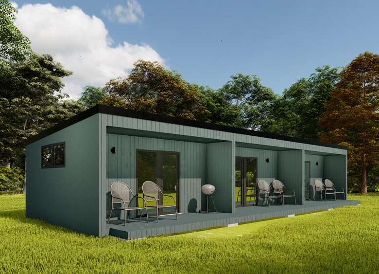 Modul 52 m² Triple House