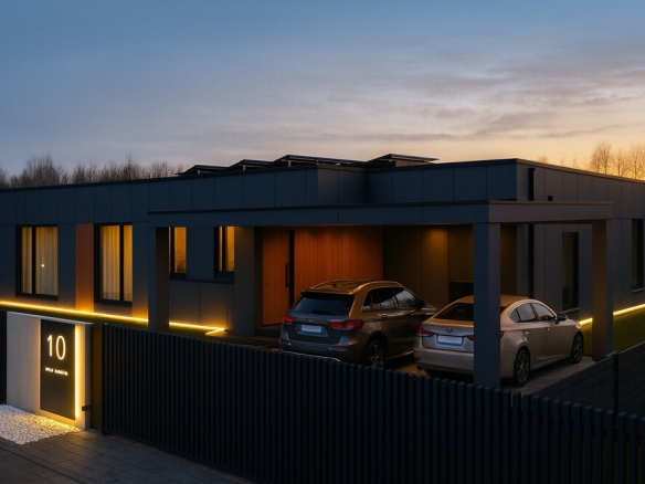 Casa con energía positiva