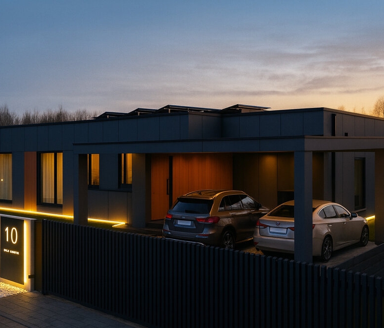 Casa con energía positiva