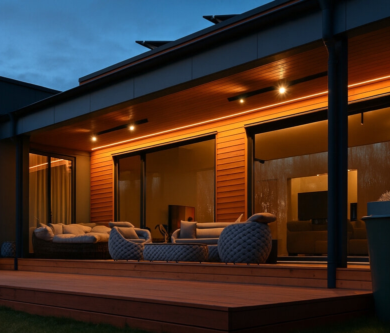 Casa con energía positiva