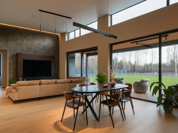 Casa con energía positiva
