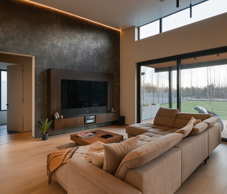 Casa con energía positiva