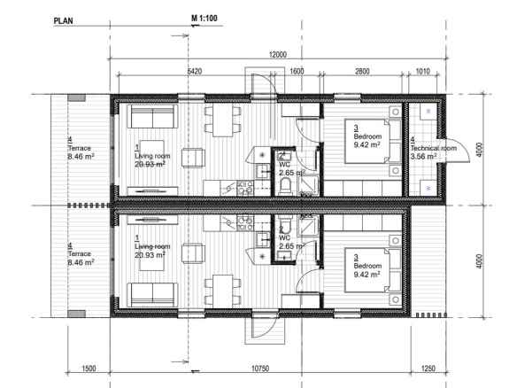 PANORAMA DOPPELBUNGALOW