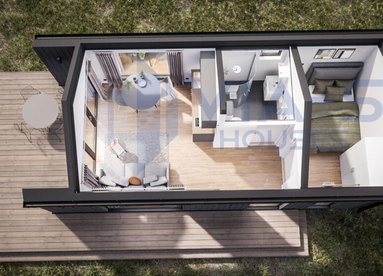 Summer House med loft 35 m².