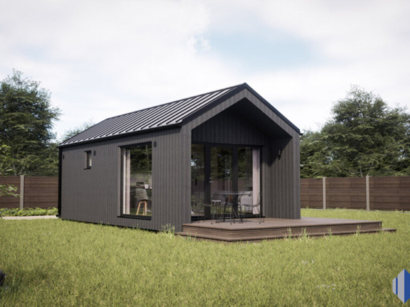 Summer house with a loft 35 m²