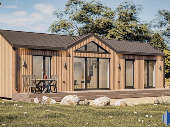 Summer house with a loft 50 m²