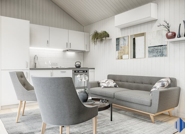Summer House med loft 50 m².