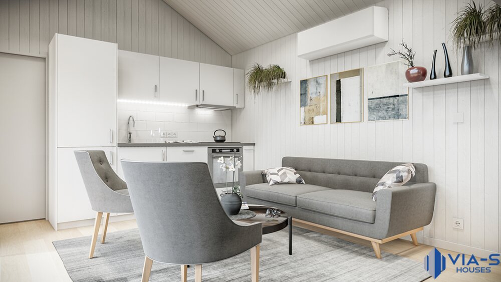 Summer House med loft 50 m².