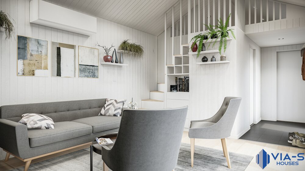 Summer House med loft 50 m².