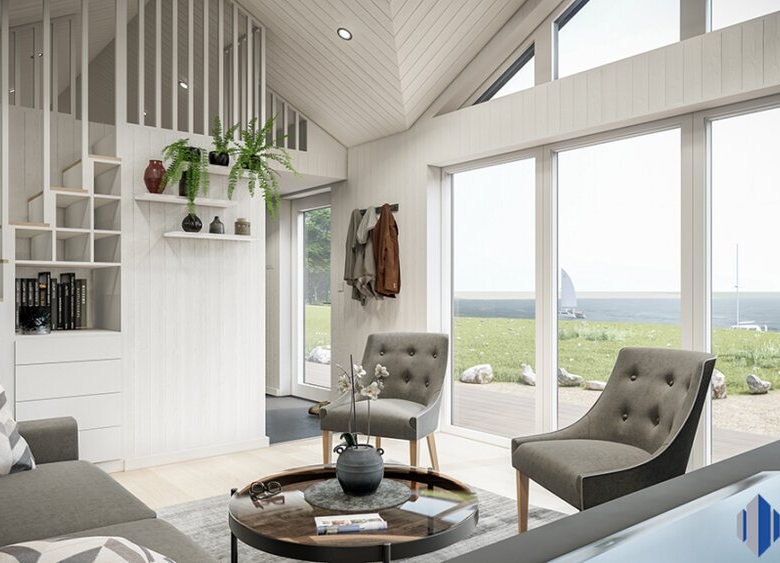 Summer House med loft 50 m².
