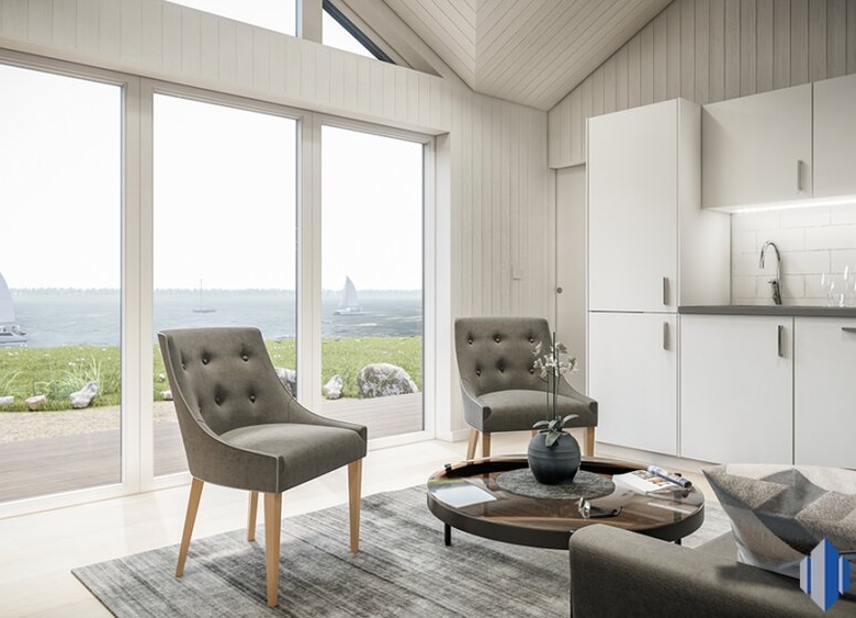 Summer House med loft 50 m².