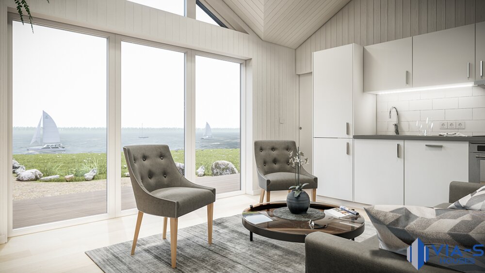 Summer House med loft 50 m².