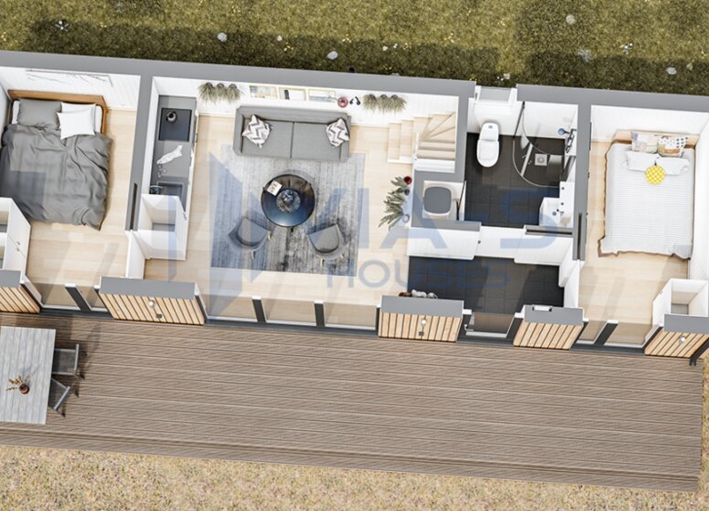 Summer House med loft 50 m².