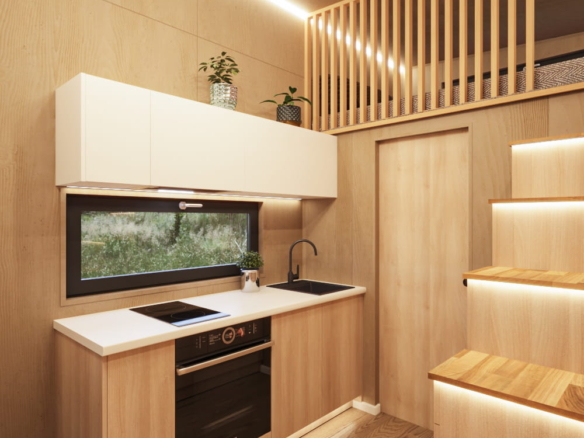 Tiny House Mocha Loft