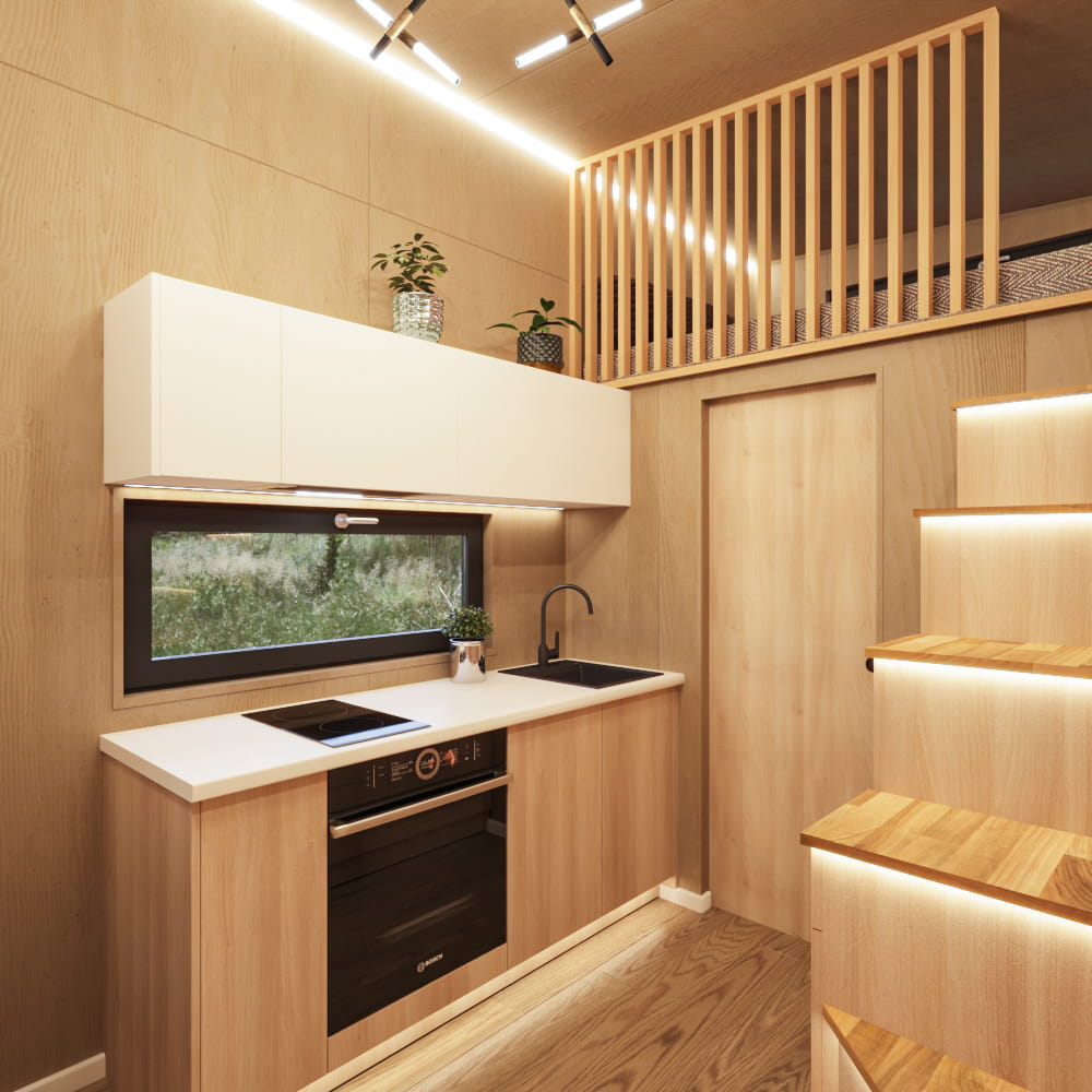 11 Tiny House Mocha Loft