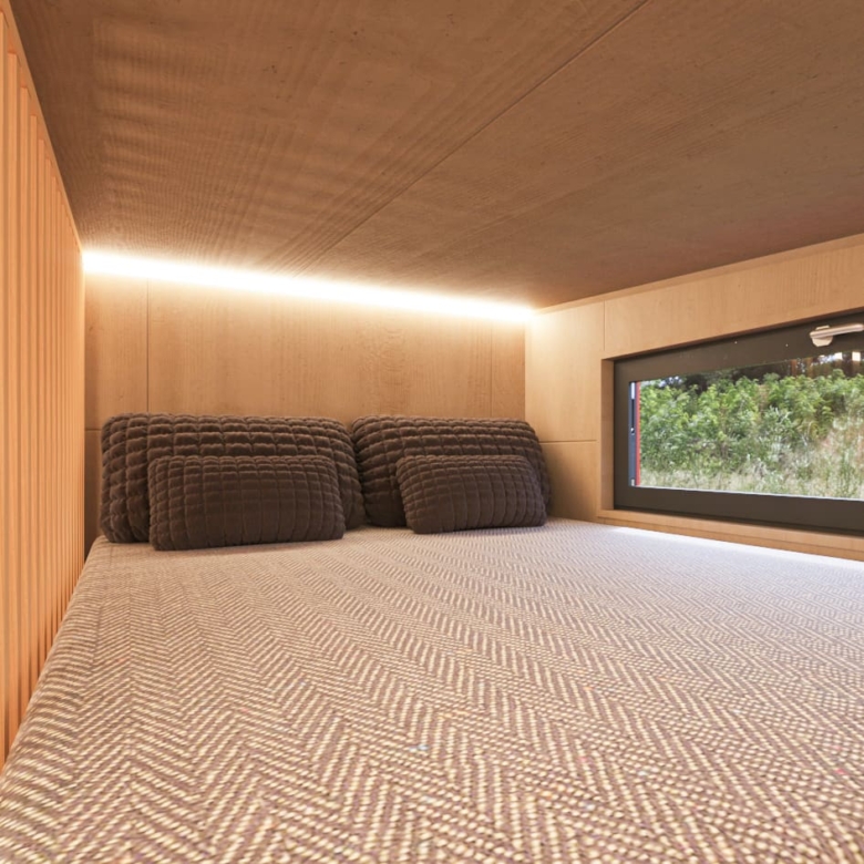 Tiny House Mocha Loft
