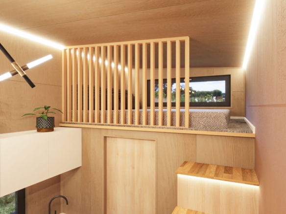 Tiny House Mocha Loft