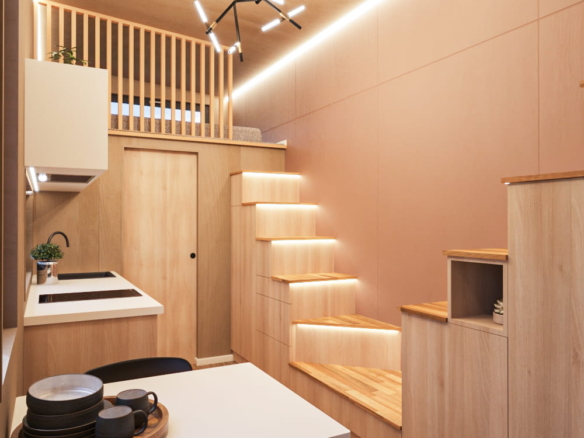 Tiny House Mocha Loft