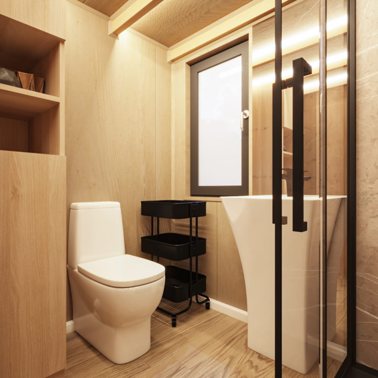 Tiny House Mocha Loft