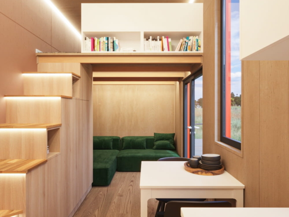 Tiny House Mocha Loft