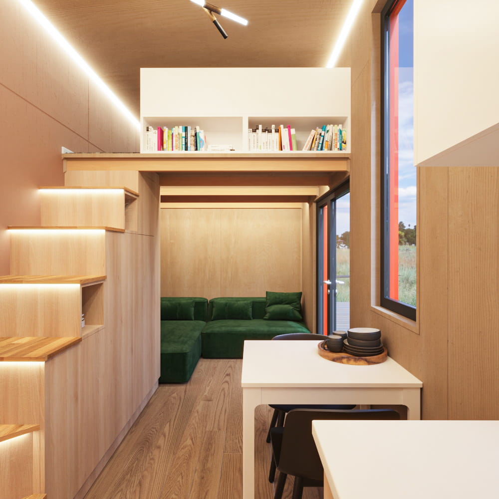 5 Tiny House Mocha Loft