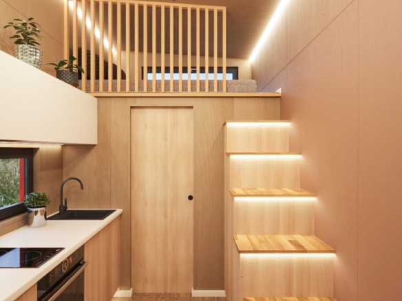 Tiny House Mocha Loft