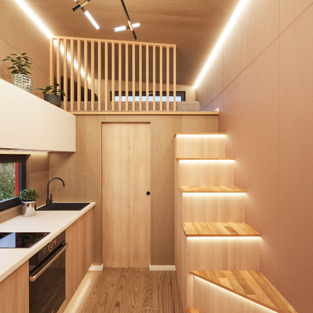 6 Tiny House Mocha Loft