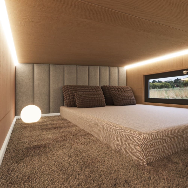 Tiny House Mocha Loft