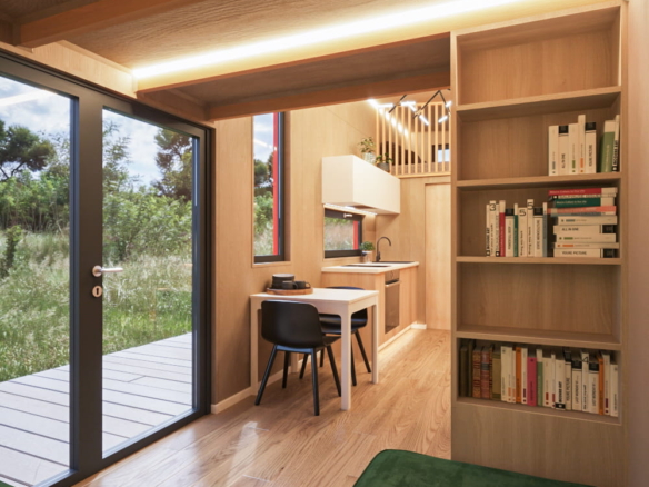 Tiny House Mocha Loft
