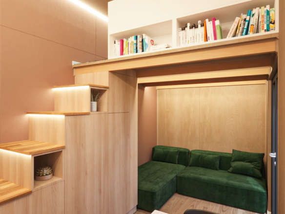 Tiny House Mocha Loft