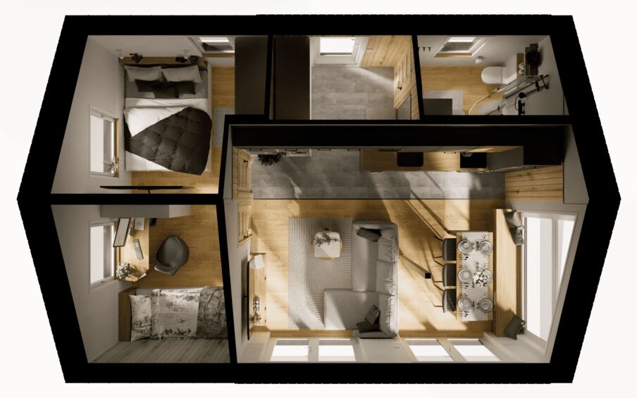Casa modular Evergreen