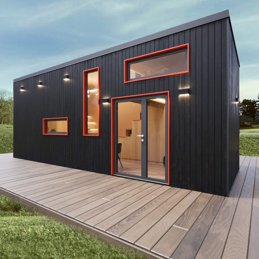 ext2 Tiny House Mocha Loft