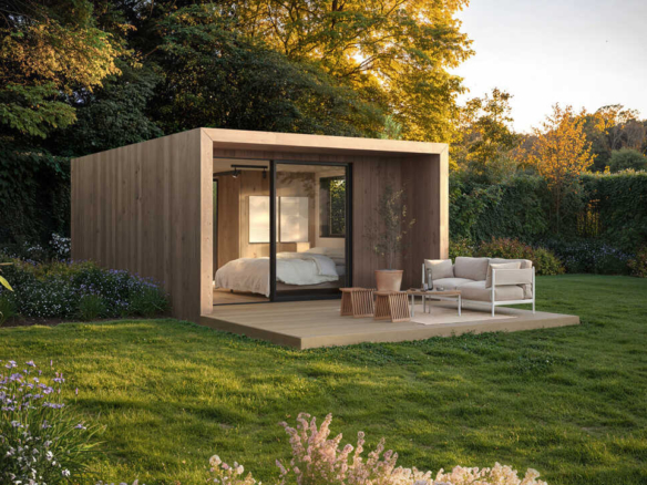 NOOK Double — Garden Room, Sloped Roof & Porch