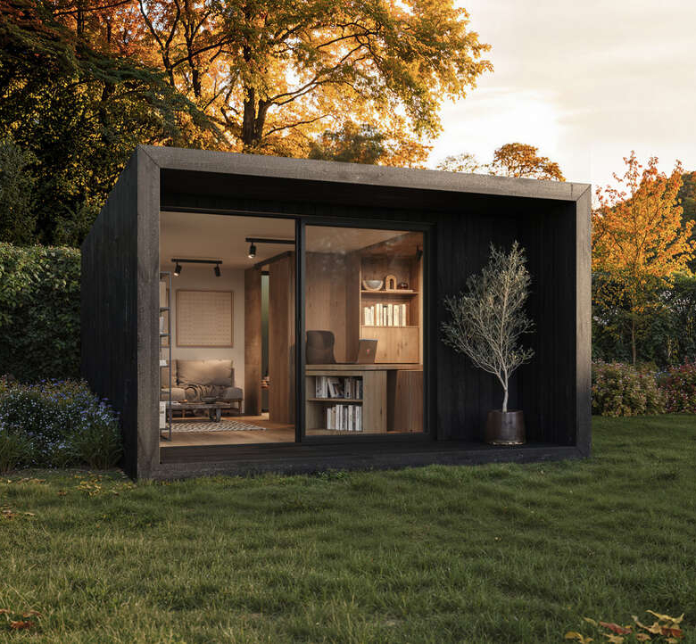 NOOK Double — Garden Room, Sloped Roof & Porch