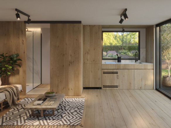 NOOK Double — Garden Room, Sloped Roof & Porch