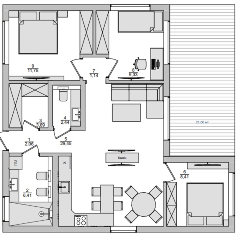 Unitbud – 92m2