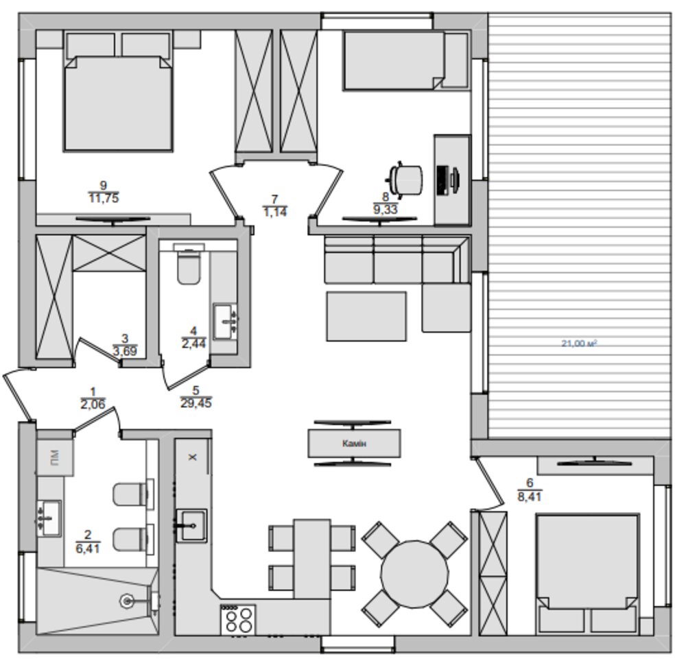 unitbud-92m2-11 Unitbud – 92m2