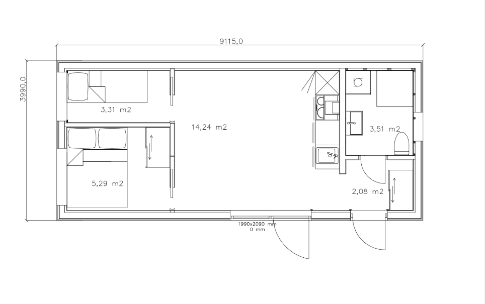 scandic-floorplan-01 Cabin 1